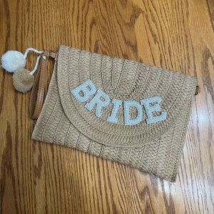 Bride Tan Clutch Bag